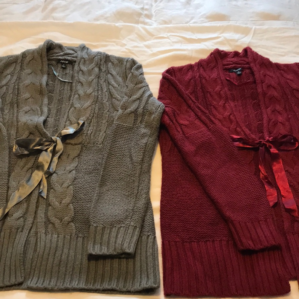 Set of 2 Apt. 9 Tie-Front Cardigans